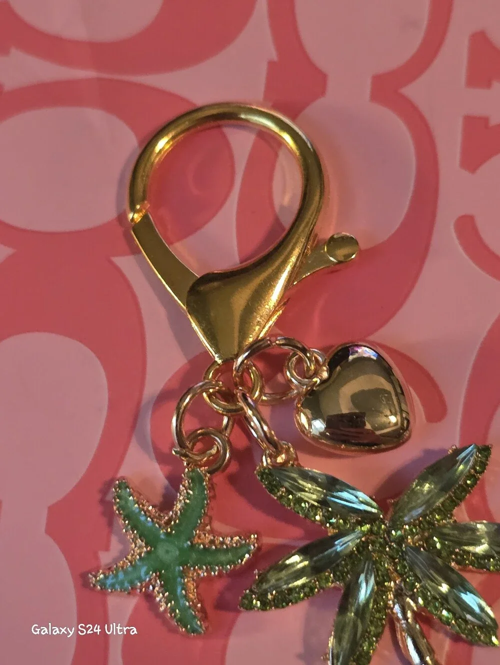 Palm Tree Tropical Beach Theme Bag Charm/ Keychain NEW